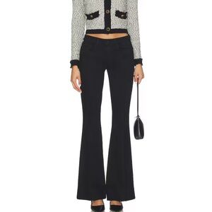 L'AGENCE Lenora Flare Jeans in Noir